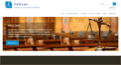 Desktop Screenshot of karblaw.com